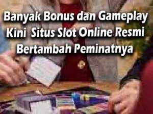 pilihan game yang bervariatif di situs slot online casino